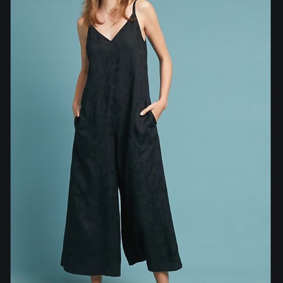 Anthropologie Jetsetter Black Jumpsuit - Picture 1 of 4